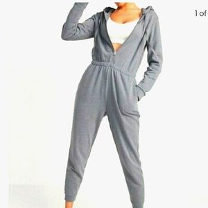 Old Navy Cozy Zip-Front Hoodie Jumpsuit